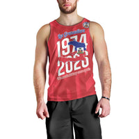 Personalized Haiti Football Men Tank Top Les Grenadiers Made History Once Again Red Color - Wonder Print Shop