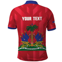 Personalized Haiti Football Polo Shirt Les Grenadiers Made History Once Again Red Color - Wonder Print Shop