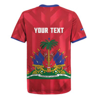 Personalized Haiti Football Rugby Jersey Les Grenadiers Made History Once Again Red Color - Wonder Print Shop
