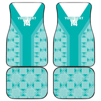 Custom South Africa Rugby Car Mats Go Champions Springboks - Teal Version - Wonder Print Shop