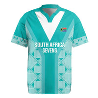 Custom South Africa Rugby Rugby Jersey Go Champions Springboks - Teal Version - Wonder Print Shop