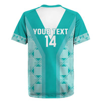 Custom South Africa Rugby Rugby Jersey Go Champions Springboks - Teal Version - Wonder Print Shop