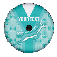 Custom South Africa Rugby Spare Tire Cover Go Champions Springboks - Teal Version - Wonder Print Shop