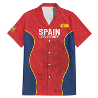 Custom Spain Rugby Family Matching Mermaid Dress and Hawaiian Shirt Go Champions Lions - Wonder Print Shop