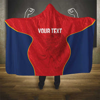 Custom Spain Rugby Hooded Blanket Go Champions Lions LT14