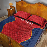 Custom Spain Rugby Quilt Bed Set Go Champions Lions - Wonder Print Shop