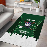 Australia 2026 Baseball Custom Area Rug Go Aussie Drip Style