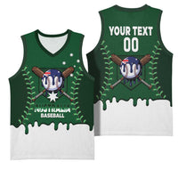 Australia 2026 Baseball Custom Basketball Jersey Go Aussie Drip Style