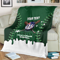 Australia 2026 Baseball Custom Blanket Go Aussie Drip Style