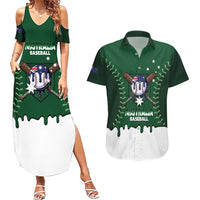Australia 2026 Baseball Custom Couples Matching Summer Maxi Dress and Hawaiian Shirt Go Aussie Drip Style