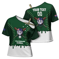Australia 2026 Baseball Custom Cross Shoulder Shirt Go Aussie Drip Style
