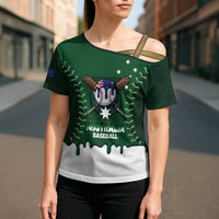 Australia 2026 Baseball Custom Cross Shoulder Shirt Go Aussie Drip Style
