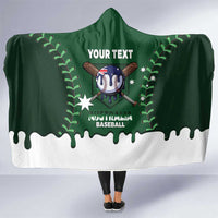 Australia 2026 Baseball Custom Hooded Blanket Go Aussie Drip Style