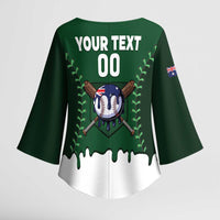 Australia 2026 Baseball Custom Kimono Sleeve Blouse Go Aussie Drip Style