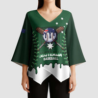 Australia 2026 Baseball Custom Kimono Sleeve Blouse Go Aussie Drip Style
