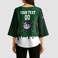 Australia 2026 Baseball Custom Kimono Sleeve Blouse Go Aussie Drip Style