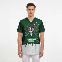 Australia 2026 Baseball Custom Scrub Top Go Aussie Drip Style
