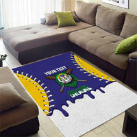 Brazil 2026 Baseball Custom Area Rug Go Champions Drip Style