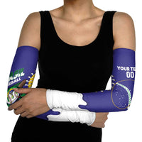 Brazil 2026 Baseball Custom Arm Sleeves Go Champions Drip Style