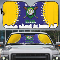 Brazil 2026 Baseball Custom Auto Sun Shade Go Champions Drip Style