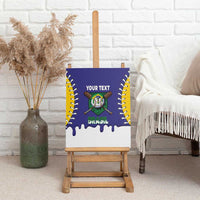 Brazil 2026 Baseball Custom Canvas Wall Art Go Champions Drip Style