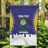 Brazil 2026 Baseball Custom Garden Flag Go Champions Drip Style