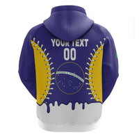 Brazil 2026 Baseball Custom Hoodie Go Champions Drip Style