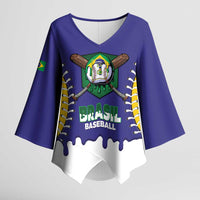 Brazil 2026 Baseball Custom Kimono Sleeve Blouse Go Champions Drip Style