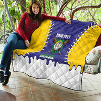 Brazil 2026 Baseball Custom Quilt Go Champions Drip Style