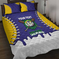 Brazil 2026 Baseball Custom Quilt Bed Set Go Champions Drip Style