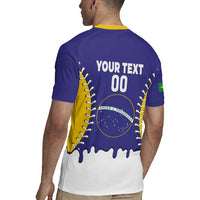 Brazil 2026 Baseball Custom Rugby Jersey Go Champions Drip Style