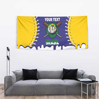 Brazil 2026 Baseball Custom Tapestry Go Champions Drip Style