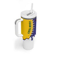 Brazil 2026 Baseball Custom Tumbler With Handle Go Champions Drip Style