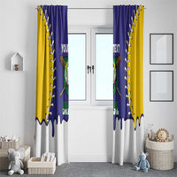 Brazil 2026 Baseball Custom Window Curtain Go Champions Drip Style