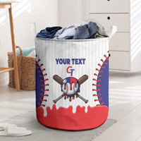 Chinese Taipei 2026 Baseball Custom Laundry Basket Go Taiwan Drip Style