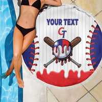 Chinese Taipei 2026 Baseball Custom Beach Blanket Go Taiwan Drip Style