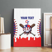 Chinese Taipei 2026 Baseball Custom Canvas Wall Art Go Taiwan Drip Style