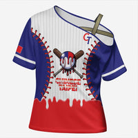 Chinese Taipei 2026 Baseball Custom Cross Shoulder Shirt Go Taiwan Drip Style