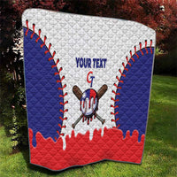 Chinese Taipei 2026 Baseball Custom Quilt Go Taiwan Drip Style