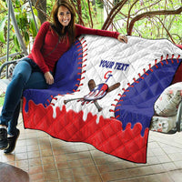 Chinese Taipei 2026 Baseball Custom Quilt Go Taiwan Drip Style