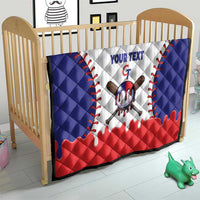 Chinese Taipei 2026 Baseball Custom Quilt Go Taiwan Drip Style