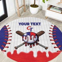 Chinese Taipei 2026 Baseball Custom Round Carpet Go Taiwan Drip Style