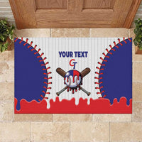 Chinese Taipei 2026 Baseball Custom Rubber Doormat Go Taiwan Drip Style