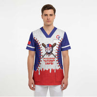Chinese Taipei 2026 Baseball Custom Scrub Top Go Taiwan Drip Style