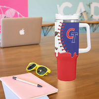 Chinese Taipei 2026 Baseball Custom Tumbler With Handle Go Taiwan Drip Style
