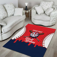 Great Britain 2026 Baseball Custom Area Rug Go Champions Drip Style