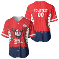 Great Britain 2026 Baseball Custom Baseball Jersey Go Champions Drip Style
