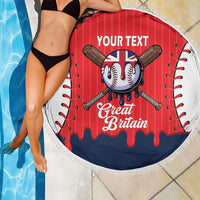 Great Britain 2026 Baseball Custom Beach Blanket Go Champions Drip Style