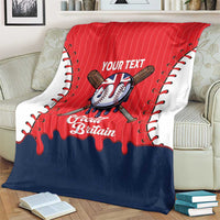 Great Britain 2026 Baseball Custom Blanket Go Champions Drip Style