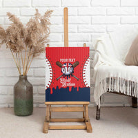 Great Britain 2026 Baseball Custom Canvas Wall Art Go Champions Drip Style
